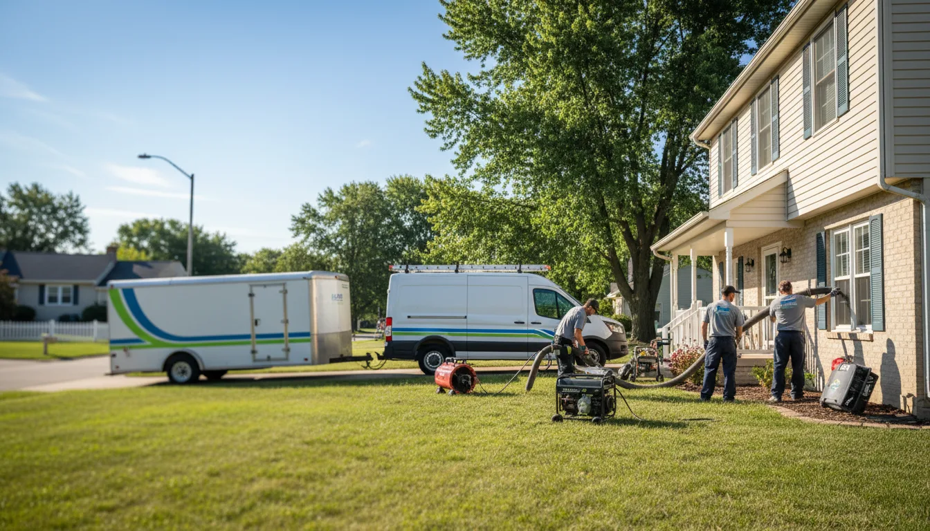 Flooded Basement Restoration And Cleanup With Repair in Streetsboro, OH near me